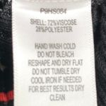 Parker New York Bruna Knit Dress Black Stripe Bodycon Crewneck Flare Hem XS Photo 10