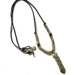 Bella Uno gold tone long heart pendant necklace Photo 0