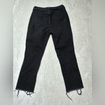 PacSun  Black Mom denim jeans  Distressed details raw hem size 27 inseam 26 in Photo 11