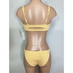 l*space New. SUNSHINE GOLD SUMMER LOVE PLAID BIKINI. D-top/M-bottom. Retails $198 Photo 3