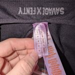 Savage X Fenty Black Seamless Knit Halter Bralette Medium Photo 2