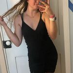 Garage BNWT  black ruched sparkly homecoming hoco dress Photo 0