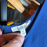 Kooba  Vibrant Blue Women's Blouse Size Medium Oversized Photo 1