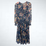 Current Air  Boho Floral Maxi Dress Navy Size S Photo 3
