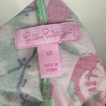 Lilly Pulitzer  Women's XS Whinnie Dress Emerald Green One Shoulder Ruffle 26329 Photo 4