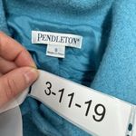 Pendleton  Coat Womens Small Blue Vintage Button Up Merino Wool Pea Jacket Photo 2
