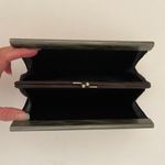 1950's Bakelite/Lucite Acrylic Oyster Gray Box Clutch Photo 3