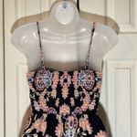 About A Girl  Black Floral Paisley Romper Bow 8 Photo 12