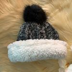Victoria's Secret Victoria Secret Fleece Lined Winter Pom Pom Hat Photo 5