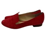Vince Camuto  Red Suede Shoes sz 7.5 VP Melley Pointed Toe Flats Photo 1
