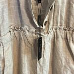 Romeo + Juliet Couture COPY - Button Front Linen Blend Jumpsuit Size Lg-NWTS Photo 5