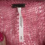 Free People Sz S Sweater Angel Soft Wool Blend Lightweight Knit Bubble Gum Pink Photo 8