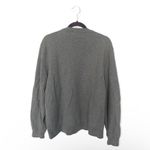 Burberry  Grey Sweatshirt Large Logo Equestrian Knight Graphic 100% Cotton Photo 2