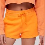 Aritzia Tna Perfect Jogger Short Orange Punch Xsmall Size XS Photo 2