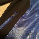 G by Giuliana Two Tone Moto Jacket Blue/Black Size Small NWT Photo 8