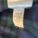 Old Navy Green Blue Plaid Flannel Long Sleeve Dress Small Photo 7