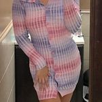 Princess Polly Pink and Purple Long Sleeve Mini Dress Photo 2