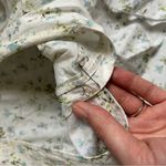 Laura Ashley Vintage  White Floral Midi Dress Lightweight Summer Casual Size 12 Photo 10