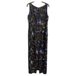 Harold’s Vintage Silk Women’s Floral Maxi Dress Size 10 Black Photo 3