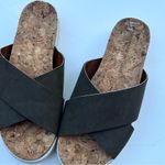 Adrienne Vittadini  Women's Cork Cross Double  Strap  Pommery Sandals Sz 8.5 Photo 1