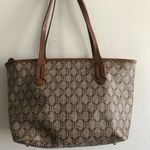 Ralph Lauren  Medium Brown Leather Logo Tote Photo 3