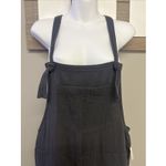 Aerie  Dark Gray Gauze Overalls Pockets Adjustable Straps Rolled Hem Medium NWT Photo 1