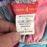 Boutique Boho Beaded Passion4Fashion Maxi Sundress Open Back Pink Blue Size Large Photo 7