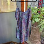 Delia's Vintage Y2K Purple & Black Paisley Romantic Slip Dress, Made in USA, Size L Photo 1