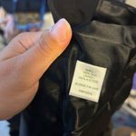 Garnet Hill  Silk Black Satin Blazer Photo 3