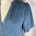 Velvet Heart Denim Dress Women's Small Tiered Mini Short Sleeve Casual Blue New Photo 2