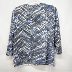 Chico's Travelers Collection Watercolor Jacket Size Large Sequin Photo 10