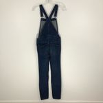 Free People  Kiley Slim Overall with Zippers Size 25 Dark Wash Photo 7