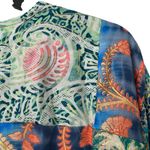 Kathmandu Imports NWTs Patchwork Kimono Jacket Gold Metallic Print One Size Pink Size undefined Photo 5