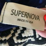 SuperNova Limited Edition Cropped Hoodie Small Navy New York Paris Tokyo… Tan Photo 7