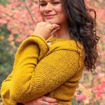 Altar'd State Oversized Yellow Sweater Photo 6