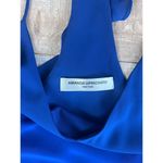 Amanda Uprichard  Royal Blue Racerback Ruffle Dress Size S Photo 2