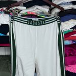 Lacoste White Sleepwear Stretch Lounge Sweatpants Sz XL Photo 1