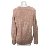 LA Hearts PacSun Pink Fuzzy Fur Soft Crew Neck Long Sleeve Sweater Top Size S Photo 1