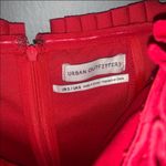 Urban Outfitters UO red off shoulder ruffle romper Photo 6