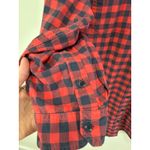 Duluth Trading Co Organic Cotton Free Range Buffalo Check Plaid 3/4 Sleeve Tunic Red Size 2X Photo 4