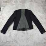 CAbi  Blazer Jacket Career‎ Office Button Front Gray Black MD Photo 3