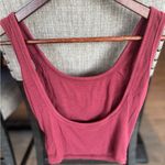 Dazy Women's Burgundy Tank Top Red Photo 4