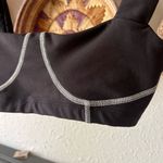 We Wore What  CORSET TOP BLACK SPORT BRA SIZE small Photo 2