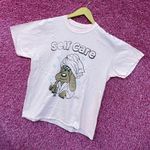 Self Care Dog Spa Distressed Pound Puppies TV Series Tee M/L Photo 2