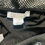 Dolcezza Size Large Top Blouse Short Sleeve Simply Art Hoodie Mesh Sleeves Photo 5