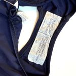 Trina Turk New NWT Swimsuit Bottom Women 8 M High Rise Navy Blue Swimming Brief Photo 3