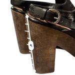 Rachel Comey Western Stitch Peep Toe Sling Back Leather Mule Heels Size 6.5
. Photo 6