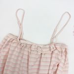 Lake Pajamas Pima Ruffle Nightgown Bellini Ombre Stripe Cotton Photo 6