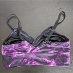 Adore Me Kali Contour Low-Impact Sports Bra Purple and Black Print Size Medium Photo 1