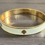 Kate Spade  New York Spot The Spade Enamel Hinged Bangle Bracelet Photo 0